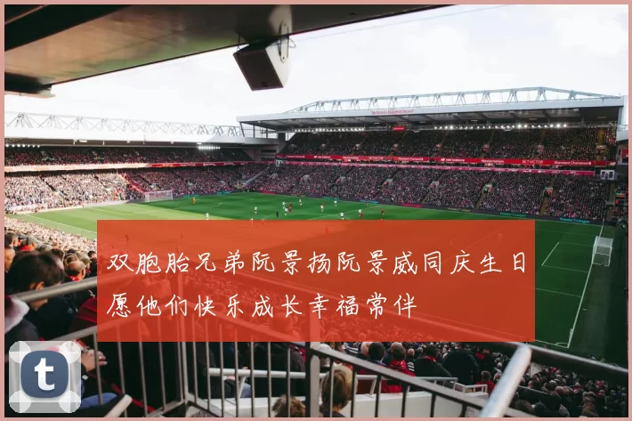 双胞胎兄弟阮景扬阮景威同庆生日愿他们快乐成长幸福常伴