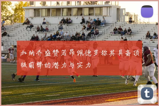 加纳乔盛赞若昂佩德罗称其具备顶级前锋的潜力与实力