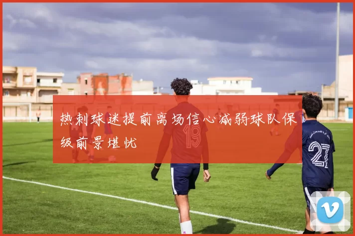 热刺球迷提前离场信心减弱球队保级前景堪忧